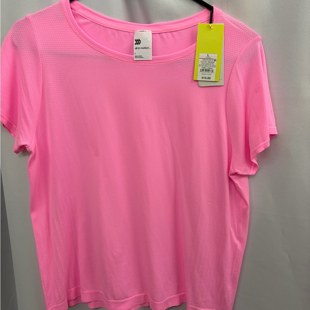 All in Motion Bright Pink Short Sleeve Tee